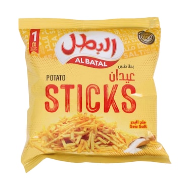 Al Batal Potato Sticks Sea Salt Flavored Potato Snack 23g
