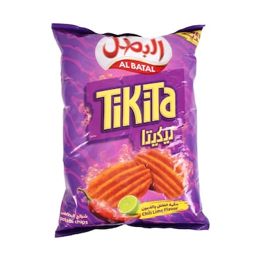 Al Batal Tikita Chili Lime Flavour Potato Chips 155g