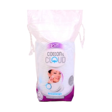 Lady Care Cotton &amp; Cloud Anti‑Allergic Cotton Pads 35 Pieces