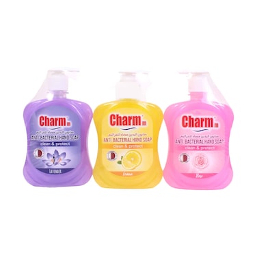 Charm Anti‑Bacterial Hand Soap 500mlx3 Pieces