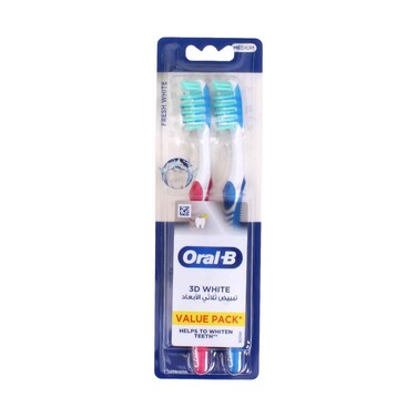 Oral-B Advanced 1-2-3 3D Fresh Medium Toothbrush