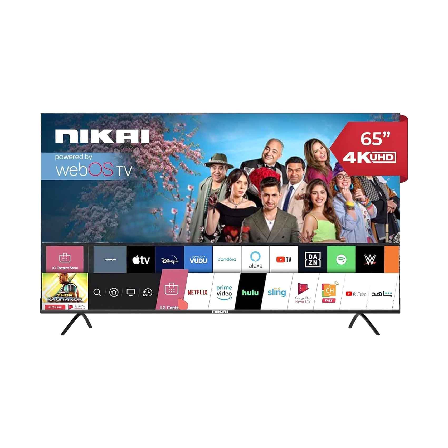 Nikai NIK65MEU4STN 4K LED Ultra HDR UHD 65 Inch (Wall bracket and installation service are not available for this item)