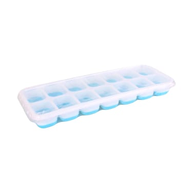 Sirocco Silicone Ice Cube Maker Tray With Lid