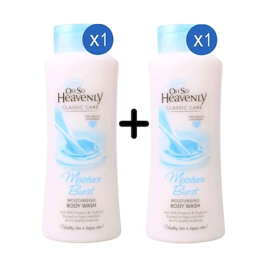Oh So Heavenly Moisture Burst Body Wash 720ml + 1 Piece