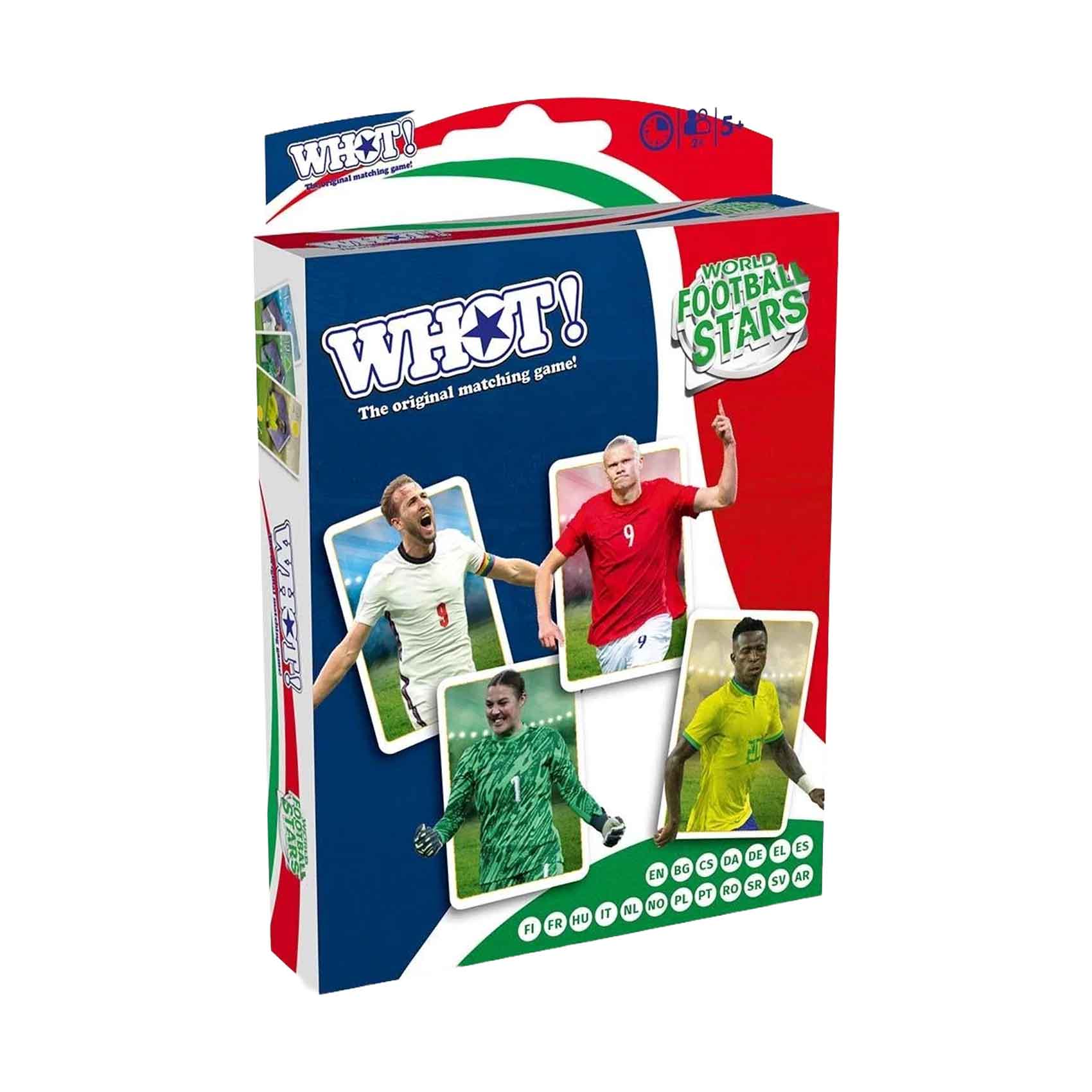 Waddingtons World Football Stars Whot! Card Game
