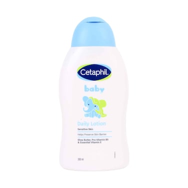Cetaphil Baby Daily Lotion for Sensitive Skin Shea Butter &amp; Vitamin E 300ml