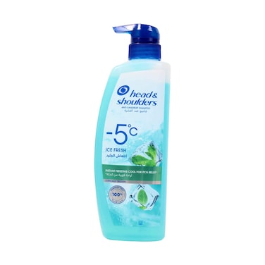 Head &amp; Shoulders Ice Fresh Anti-Dandruff Shampoo with Cooling Menthol Effect 600ml
