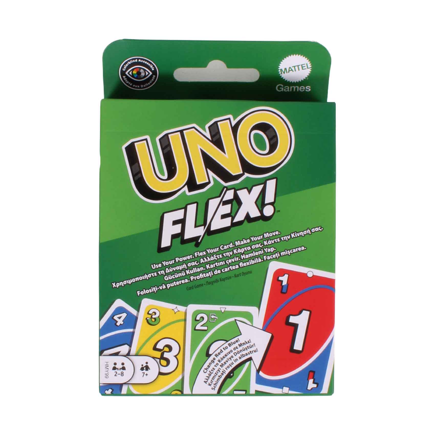 Mattel Games Uno Flex Card Game