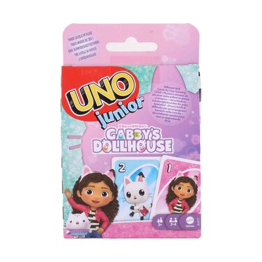 Mattel Games Uno Junior Dream Works Gabby's Doll House Card Game
