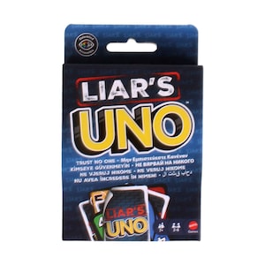 Mattel Games Uno Liar's Card Game