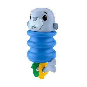 Mattel Fisher Price Squishseas Silicone - Walrus Rattle