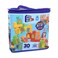 Mattel Fisher Price Mega Bloks Alphabet Building Bag 30 Pieces Set