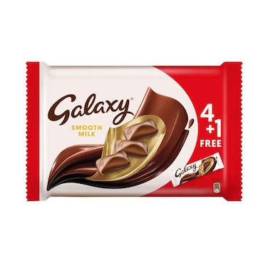 Galaxy Smooth Milk Chocolate Multipack 30gx5 Pieces