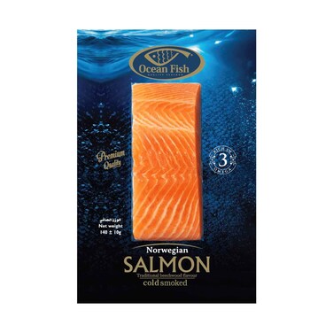 Ocean Fish Premium Norwegian Cold Smoked Salmon Fillet 140g