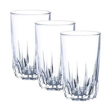 Luminarc Hussard Tumbler Glass 270mlx3 Pieces Set