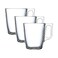 Luminarc Nuevo Glass Mug 250mlx3 Pieces Set