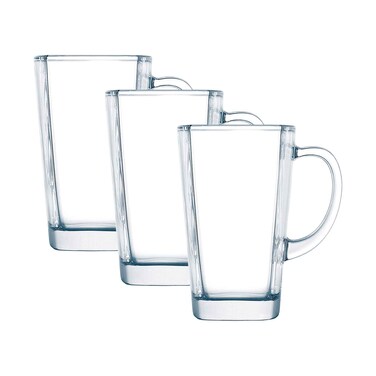 Luminarc Sterling Tea Glass Mug 160mlx3 Pieces Set