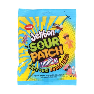 Kent Jelibon Sour Patch Tropical Soft Candy 160g
