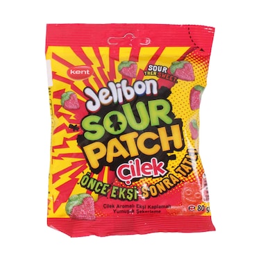 Kent Jelibon Sour Patch Strawberry Soft Candy 80g