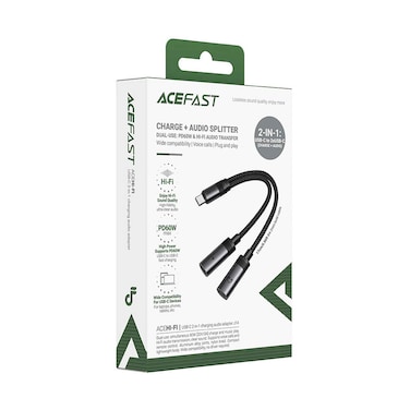Acefast Adapter J14 Usb-C To 2Xusb-C