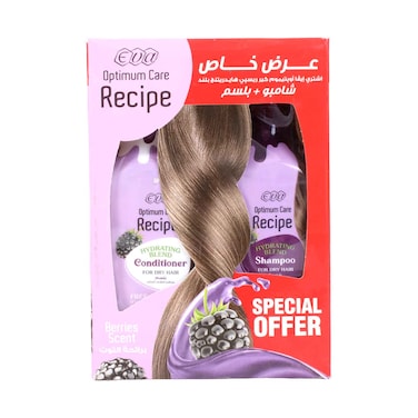 Eva Optimum Care Recipe Hydrating Shampoo &amp; Conditioner 350ml+ Shampoo350ml