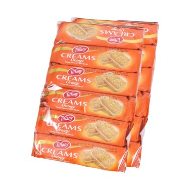 Tiffany Orange Cream Biscuits 80gx2 Pieces