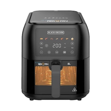 Black+Decker 8L Slim Air Fryer SAF80W-B5