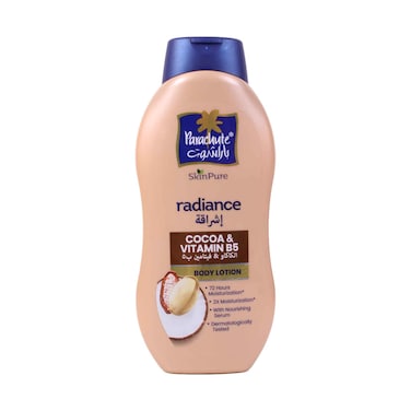 Parachute SkinPure Radiance Cocoa &amp; Vitamin B5 Body Lotion 72 Hours Moisturization 400ml