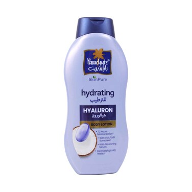 Parachute SkinPure Hydrating Hyaluron Body Lotion 72 Hours Moisturization 400ml