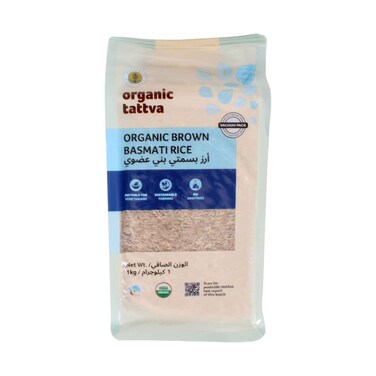 Organic Tattva Organic Brown Basmati Rice 1kg