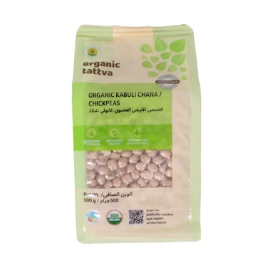 Organic Tattva Kabuli Chana (Chickpeas) 500g