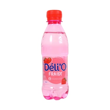 D&eacute;li'O Fraise Sparkling Strawberry Flavoured Carbonated Drink 250ml