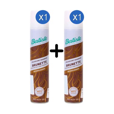 Batiste Dry Shampoo Brunette Hair 200ml + 1 Piece