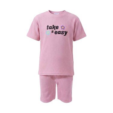 GIRLS SHORT SET 2-9Y 25TODSET-02A