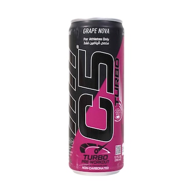 C5 Turbo Pre Workout Non-Carbonated Drink Grape Nova 355ml