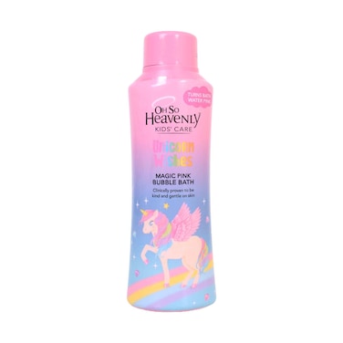Oh So Heavenly Kids' Care Unicorn Wishes Magic Pink Bubble Bath 750ml