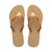Havaianas Elegance Flip Flops Golden 37/38