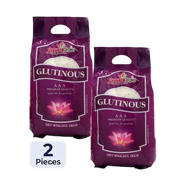 Lotus Jasmine Rice Glutinous 2kgx2 Pieces