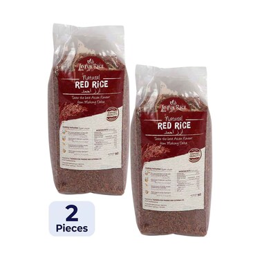 Lotus Rice Natural Red Rice 1kgx2 Pieces