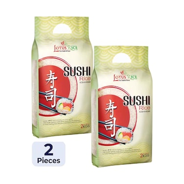Lotus Sushi Rice 2kgx2 Pieces