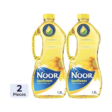 Noor Sunflower Pure Oil 1.5Lx2 Pieces