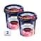 London Dairy Natural Strawberry Flavored Ice Cream 500mlx2 Pieces