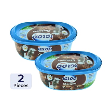 Igloo Chocolate Ice Cream 1Lx2 Pieces