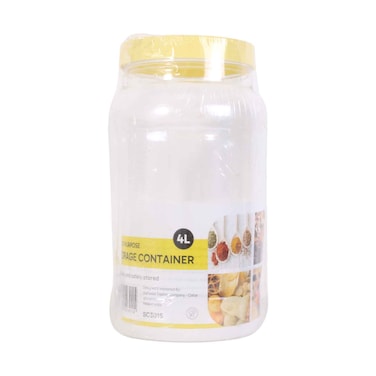Gitco Multi Purpose Round PET Storage Container 4l