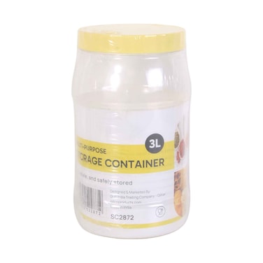 Gitco Multi Purpose Round PET Storage Container 3l