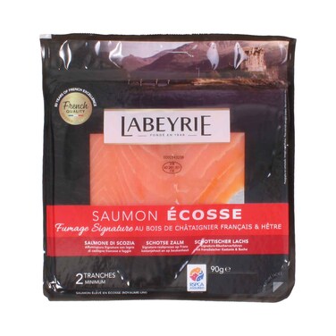 Labeyrie Scottish Smoked Salmon Slices 90g