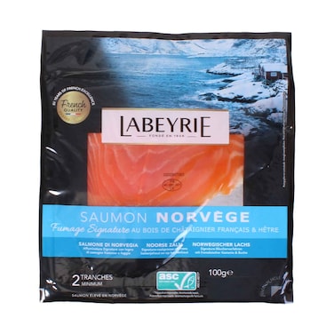 Labeyrie Norwegian Smoked Salmon Slices 100g
