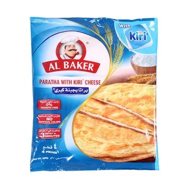 Al Baker Paratha with Kiri Cheese 4 Pieces 360g