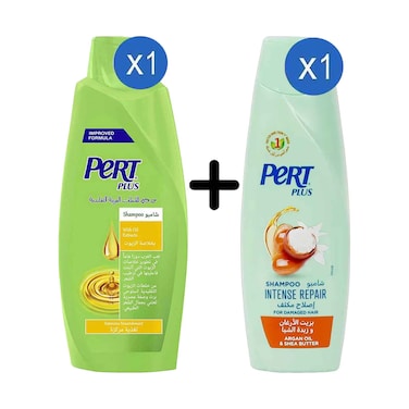 Pert Plus Shampoo Intensive Nourishment Oil Extracts 600ml + Shampoo Oil Extract 400ml