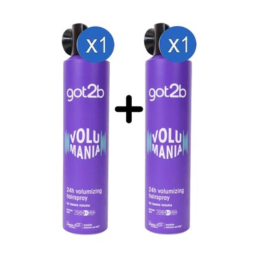 Got2b Volumaniac 24h Volumizing Hairspray 300ml + 1 Piece